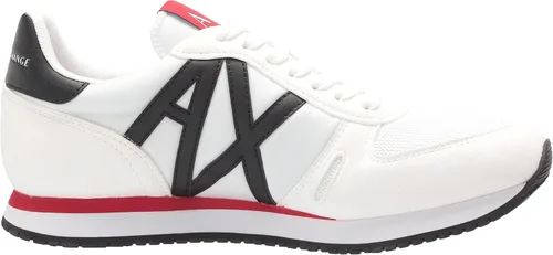 Vista 6 de AX ARMANI EXCHANGE Tenis con cordones para hombre, Blanco