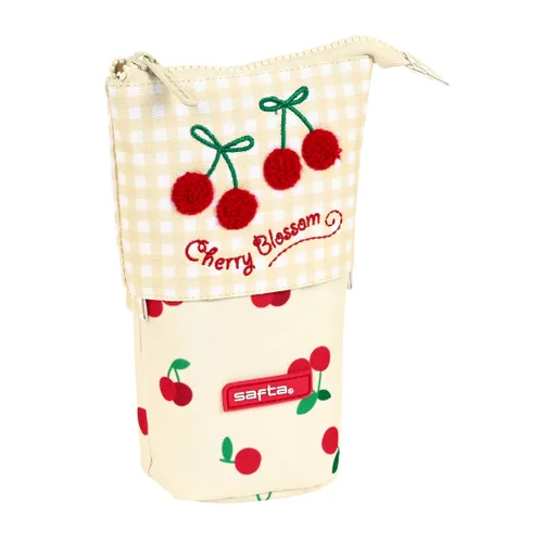 Vista 2 de Estuche Cubilete Safta Cherry Beige (8 x 19 x 6 cm)