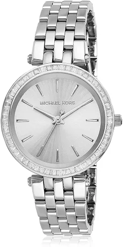 Vista 2 de Michael Kors Darci Reloj de tres manecillas con detalles brillantes 1299in
