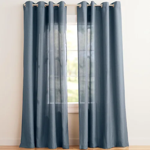 Vista 28 de Exclusive Home Loha - Par de paneles de cortinas de lino con ojales, 54 x 63 pulgadas, color beige