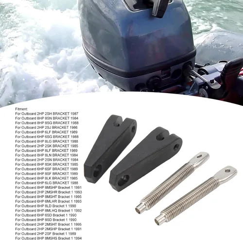 Vista 4 de Acouto Juego de mango de tornillo de abrazadera de motor fuera de borda 6G1-4311600 6E0-43118-00-00 Ahorradores para soporte de motor fuera de borda
