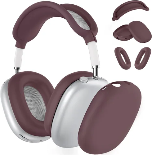 Vista 10 de Funda rígida para AirPods Max con modo de sueño, funda de transporte para auriculares con almohadillas de silicona para AirPods