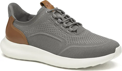 Vista 5 de Johnston & Murphy Men’s Amherst 2.0 Knit Plain Toe Dress Casual Shoe Punto negro jaspeado