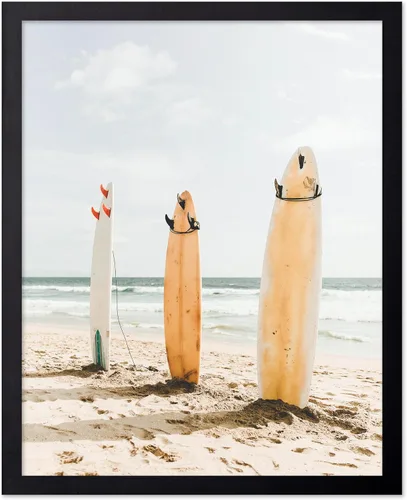 Vista 84 de Poster Master Póster clásico costero, impresión acuática vintage, regalo para artistas, amigos, atrapa las olas, surfistas en el mar, playa, costa
