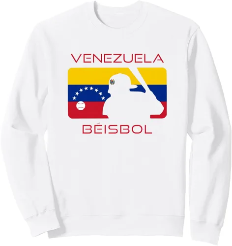 Vista 5 de Venezuela Beisbol Bandera de Béisbol Venezolano Fan Deportes Sudadera VEN