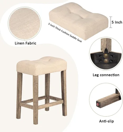 Vista 5 de Juego de mesa y sillas de barra de altura de mostrador de 4 piezas con toma de corriente, mesa de comedor rectangular estrecha con 3 taburetes