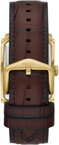 Vista 3 de Fossil Reloj de tres manecillas de acero inoxidable de cuarzo Carraway para hombre