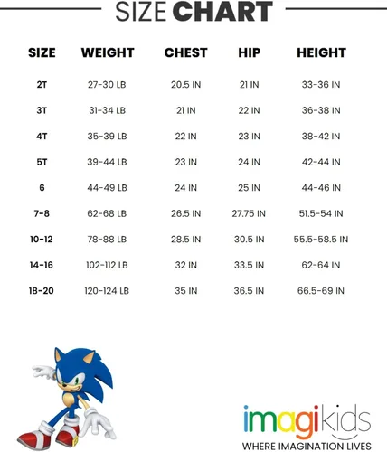 Vista 6 de SEGA Sonic the Hedgehog Tails Knuckles - Sudadera con capucha para niños pequeños y grandes