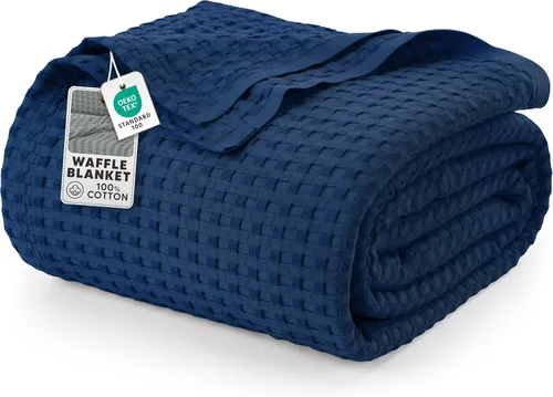 Vista 18 de Utopia Bedding Manta de gofre 100% algodón, tamaño individual, color negro, 90 x 72 pulgadas
