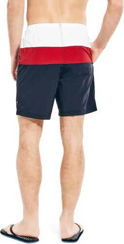 Vista 2 de Nautica Natación de secado rápido con bloques de color estándar de 8 pulgadas para hombre