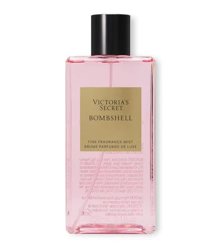 Vista 3 de Victoria's Secret Angel Gold fragancia en aerosol, notas de bergamota chispeante, gardenia y almizcle, spray corporal para mujeres (8.4 oz)