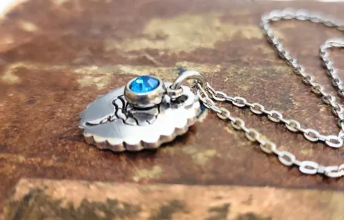 Vista 67 de Birth Month Flower and Birthstone Necklace