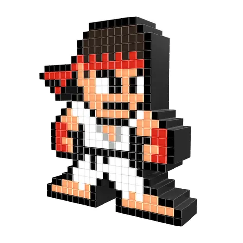 Vista 2 de PDP Pixel Pals Capcom Street Fighter Ryu Figura iluminada coleccionable, no específica de la máquina