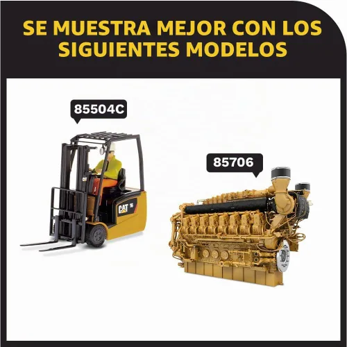 Vista 7 de Carretilla elevadora Diecast Masters Caterpillar DP25N, Core Classics Series Camiones para gatos y equipo de construcción Modelo a escala 1:25