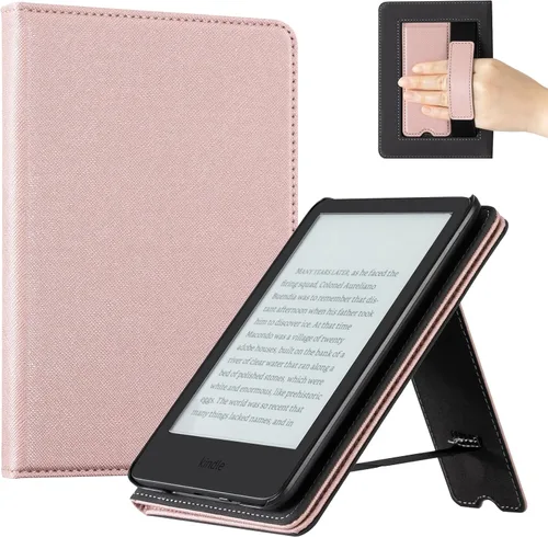 Vista 34 de CoBak Funda para todos los nuevos E-Reader de 6 pulgadas 2024 y 2022 (11 generación), funda inteligente de piel sintética, apagado y encendido