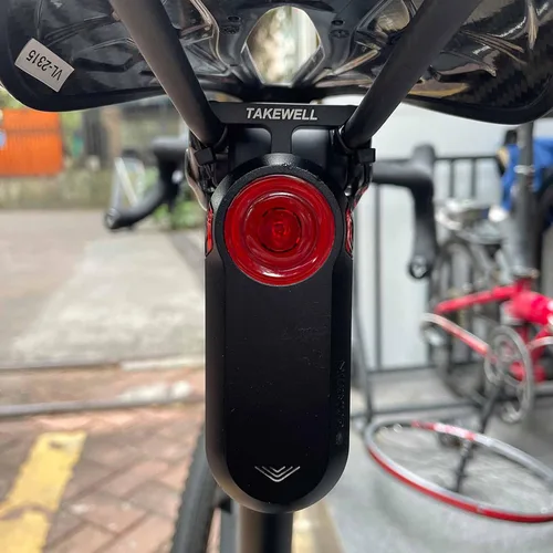Vista 4 de Soporte para asiento de sillín de bicicleta para Garmin Varia RTL515, compatible con Garmin Varia RVR315, apto para asiento de arco de cualquier