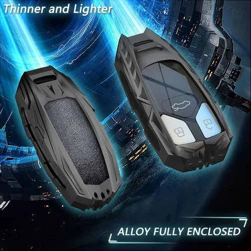 Vista 3 de Funda para Llavero Audi, Llavero, Protección de Aleación de Zinc Funda para Llave de Automóvil para A3 A4 A5 A6 Q7 Q5 TTS SQ5 R8 RS4 RS5 S5