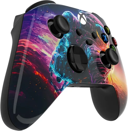 Vista 2 de Custom Controllerzz Wireless Controller for Microsoft Xbox Series XS & Xbox One - Custom Soft Touch Feel - Custom Series XS Controller (XS Astronaut)