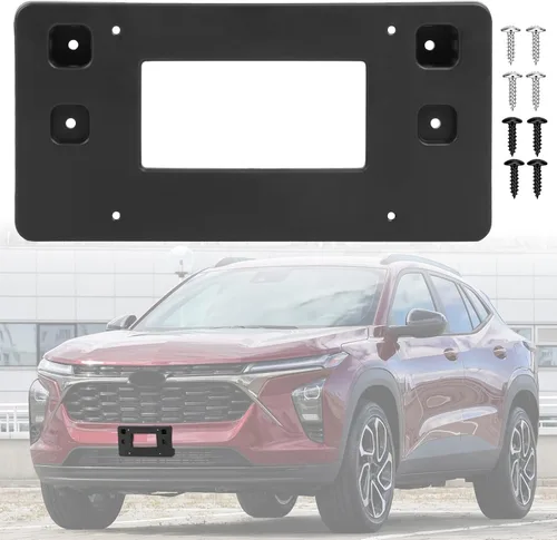 Vista 35 de Marco de matrícula frontal compatible con Chevy Colorado ZR2 2023 2024 2025, soporte de montaje para marco de matrícula, repuesto # 85553155