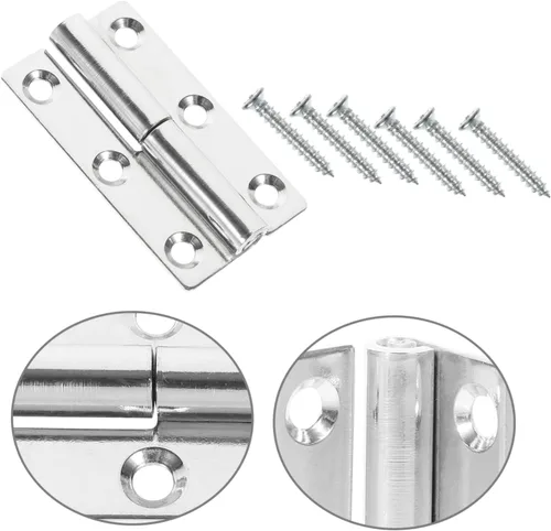Vista 6 de Bisagras de acero inoxidable resistentes de 4 piezas para puertas y ventanas para uso interior y exterior