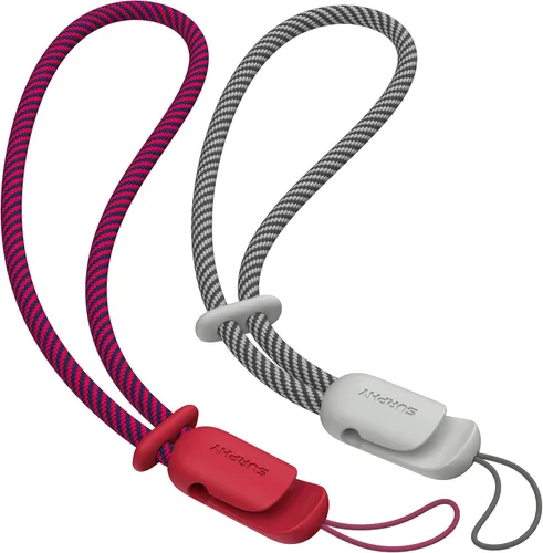 Vista 24 de SURPHY Paquete de 2 cordones de teléfono para funda de teléfono celular, correa de muñeca de teléfono para funda, correa de teléfono celular