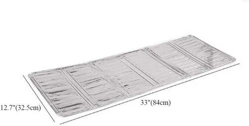 Vista 8 de 2 piezas desechables de protección contra salpicaduras de aceite de papel de aluminio para estufa de gas, tablero de pantalla de salpicaduras