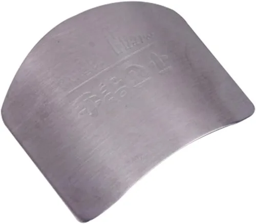 Vista 5 de Protector de dedos, protector de dedo de acero inoxidable protector de mano cuchillo de picar herramienta de cocina, cortador de verduras protector