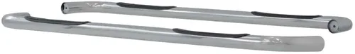 Vista 5 de ARIES 204004-2 barras Nerf redondas de acero inoxidable pulido de 3 pulgadas, sin taladro, Chevrolet Avalanche, Suburban, GMC Yukon XL