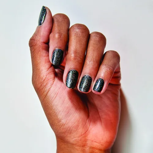 Vista 7 de essie Expressie FX - Esmalte de uñas vegano de secado rápido, capa superior con purpurina plateada, 0.33 onzas líquidas