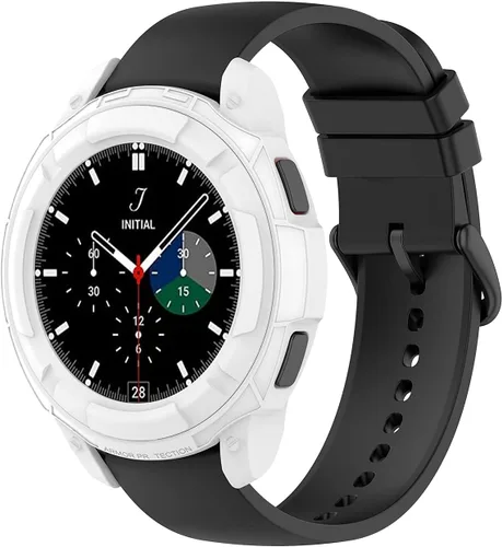 Vista 8 de Samsung Galaxy Watch 4 Classic - Funda protectora de 1.81 pulgadas (1.811 in) con marco de anillo bisel (negro/azul/rojo/blanco/verde)