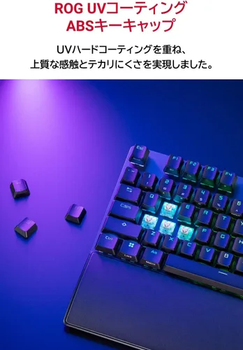 Vista 3 de ASUS Gaming Keyboard ROG RX Optical Switch ROG Strix Scope II RXRXRDUSABS Waterproof and Dustproof for Long Lasting Durability Domestic Authorized