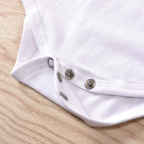 Vista 7 de Conjunto de mameluco de algodón para el primer cumpleaños para niñas con lentejuelas y lazo para la cabeza, 3 piezas