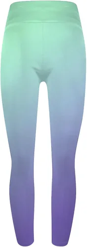 Vista 4 de Pantalones de yoga degradados para mujer, pantalones ajustados elásticos para correr, leggings ajustados con cintura elástica, pantalones largos