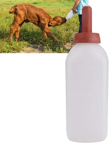 Vista 5 de BigKing Biberón de lactancia, 2L Becerro de vaca de alimentación de leche de la botella de leche de las tazas