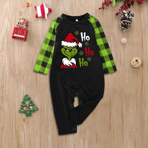 Vista 7 de Ogiraw Pijamas de Navidad familiares a juego, conjuntos familiares a juego, pijamas de Navidad de satén, ropa de dormir para la familia