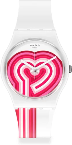 Vista 2 de Swatch Orologio BEATPINK 1339in Originals Gent GW214 Blanco