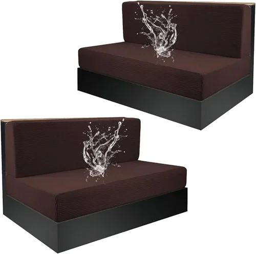 Vista 17 de Funda elástica para cojines de comedor de caravana, asiento de cabina de sofá jacquard para banco de automóvil de cámper