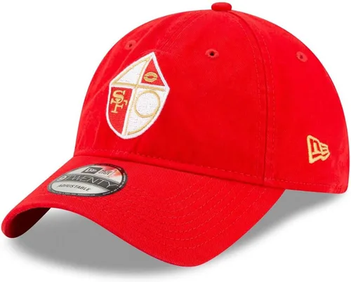 Vista 7 de New Era NFL 9TWENTY Core Classic Throwback Logo Gorra ajustable - Talla única naranja (Denver Broncos - Orange)