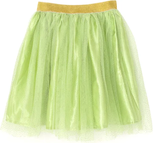 Vista 4 de Disney Princess Moana Frozen - Conjunto de 3 piezas de camiseta de tul con falda de malla y coletero para niñas pequeñas y grandes