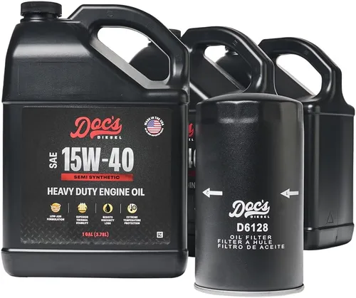 Vista 11 de Doc's Diesel Kit de cambio de aceite sintético completo 10W-30 D6128+DOCS10W30-3 Compatible con Ford 6.7L Powerstroke 2011-2025