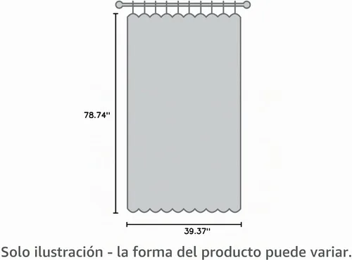 Vista 6 de Cortina decorativa separadora de ambientes, diseño de cadenas con flecos de cristal, 78.7 x 39.3 pulgadas, de Eve Split