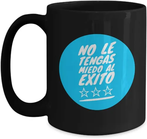 Vista 5 de Taza de Cafe Exito Vaso, taza café divertidas, tazas personalizadas, taza de café inspiradoras, taza con mensajes positivos., 11onza