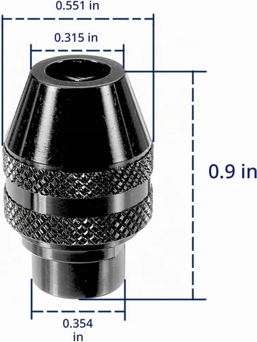 Vista 2 de 2 unids multi cambio rápido sin llave Chuck reemplazo para Dremel 4486 herramientas rotativas 3000 4000 7700 8200