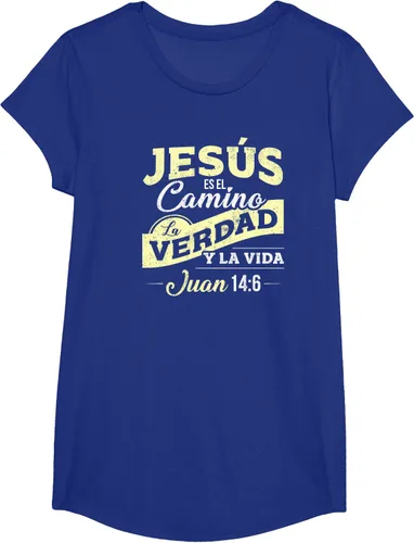 Vista 60 de Camisas de la Biblia de Jesus para los Cristianos Camiseta Española Negro