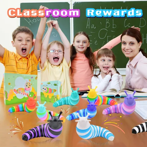 Vista 5 de Cevioce 12 piezas de recuerdos de fiesta para niños de 8 a 12 años, juguetes antiestrés para estudiantes, caja del tesoro de juguetes para el aula