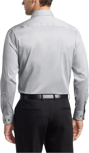 Vista 2 de Van Heusen Camisa de vestir para hombre, ajuste regular, ultra sin arrugas, cuello flexible elástico