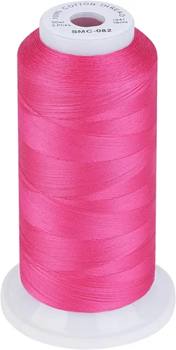 Vista 11 de Simthread 12 Colores Multiusos Hilo de Algodón para Acolchado 50s/3 Hilo para Piezas, Costura, etc. - 503 Metros Cada 12C01