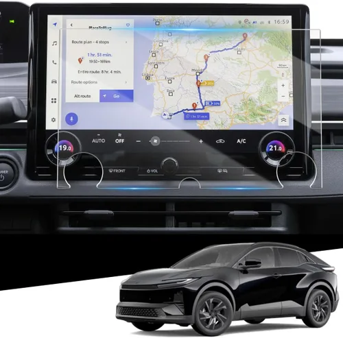 Vista 16 de YEE PIN Protector de pantalla para 2014-2019 4Runner Entune 6.1 pulgadas/2013 BRZ, protector de pantalla táctil de cristal templado para navegación