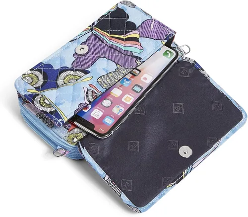 Vista 3 de Vera Bradley Women's All in One Crossbody Purse With RFID Protection, Cotton