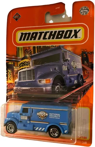 Vista 3 de Matchbox Power Grabs Blue International Coche blindado 80/100